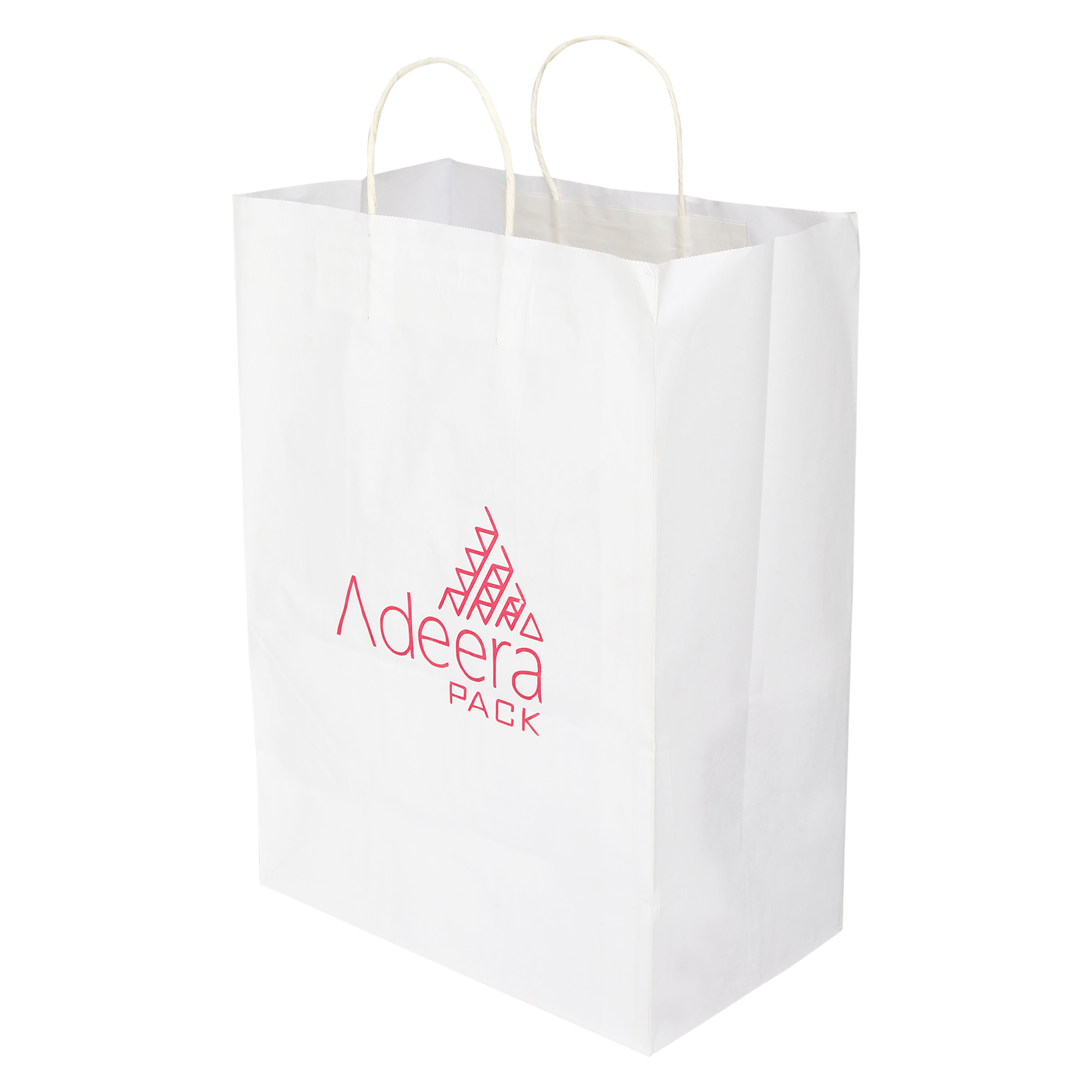 White kraft paper bags Retail, Shopping, Grocery