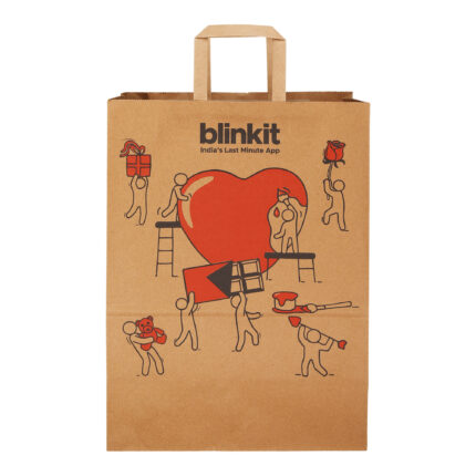 BlinkIt Handle carry paper bags