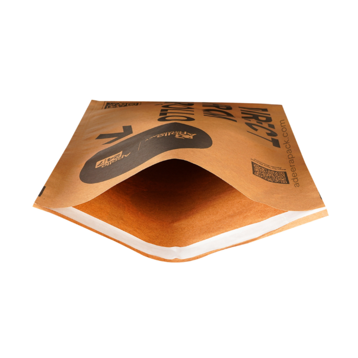 Pharmacy mailer paper bag with tapes