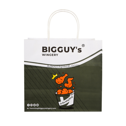 Bigguy's Brand Printed Paper Bags
