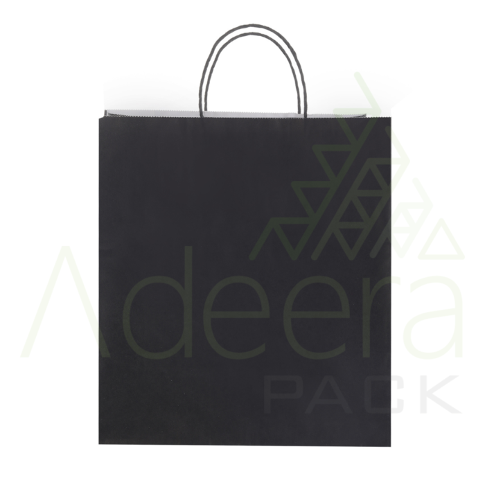 Black paper bag