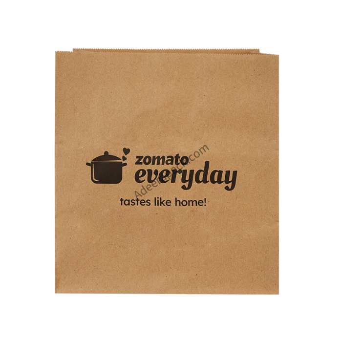 Zomato food packaging paper bags