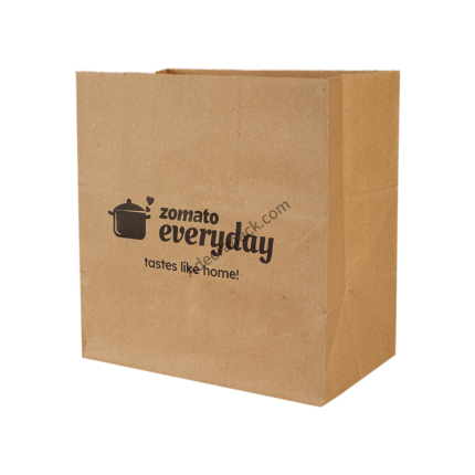 Zomato food packaging takeaway bags