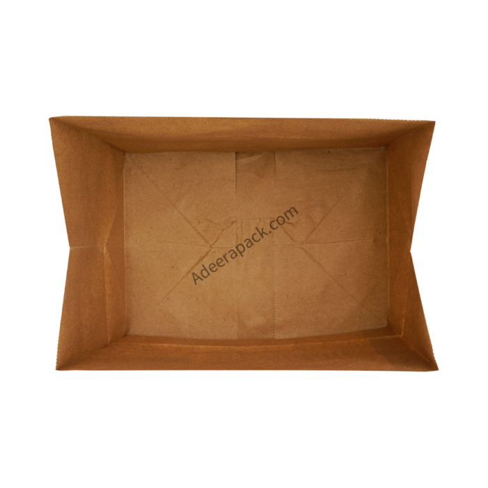 food packaging paper bags top view