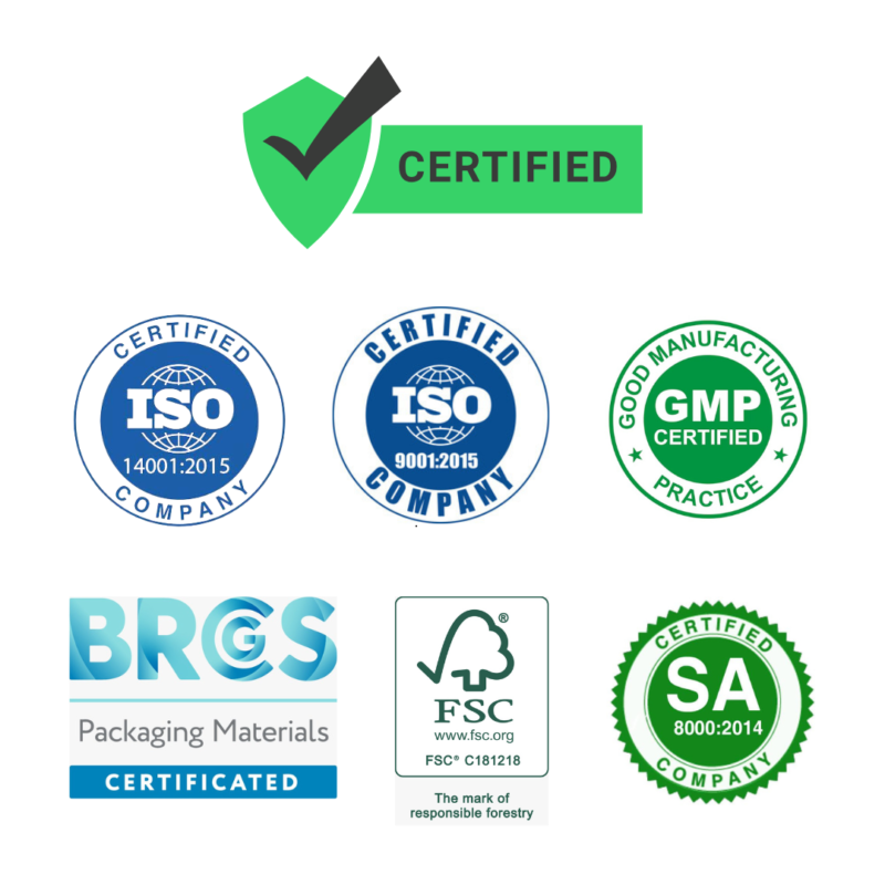 Certification - Adeera Pack